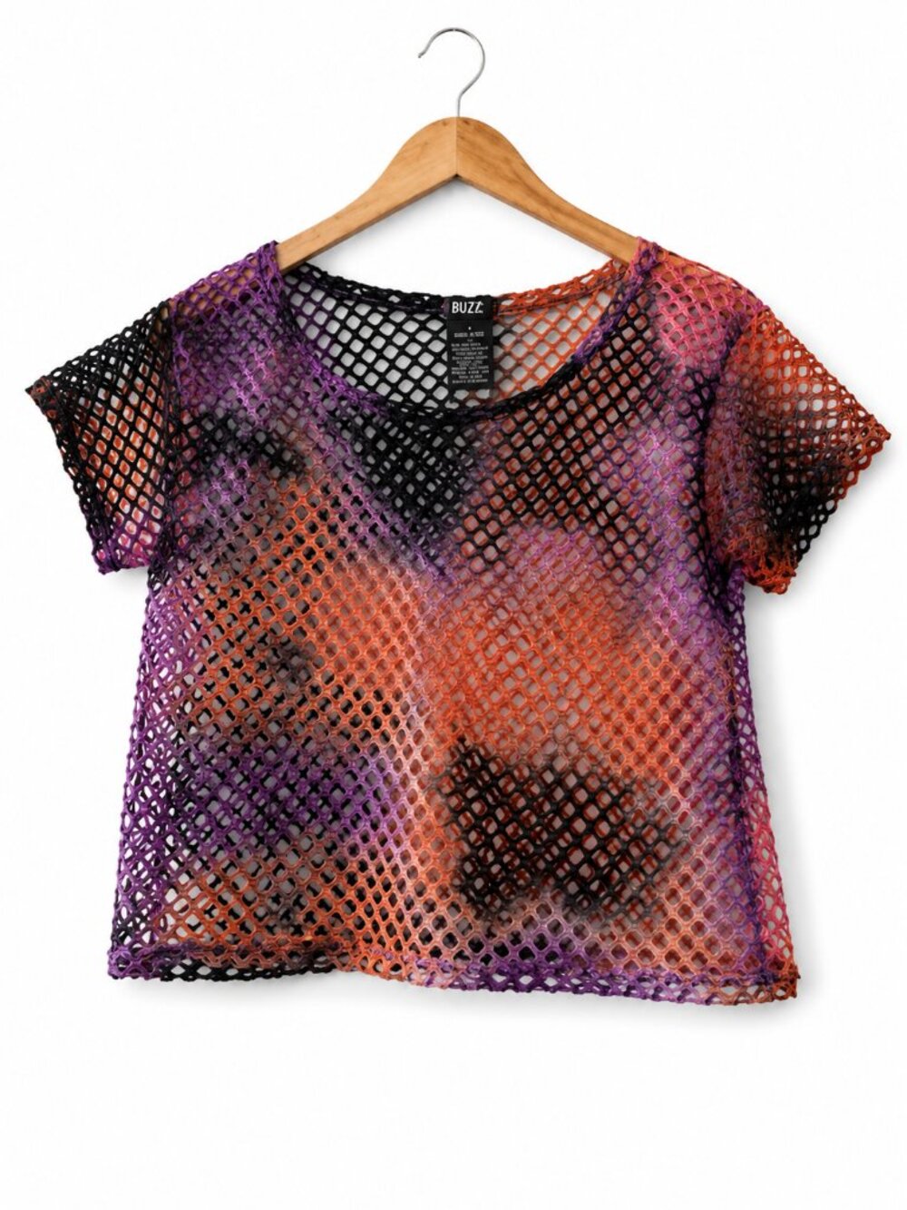 Buzz Tie Dye Mesh Top One Size